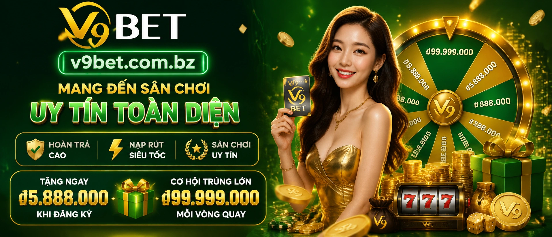 V9Bet Casino, No Hu, Ban Ca Live - Rut Tien Nhanh 2 Mobile slot rooms with fast loading play